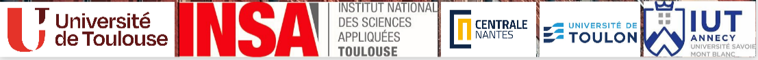 logos des établissements prtenaires de ce webinaire